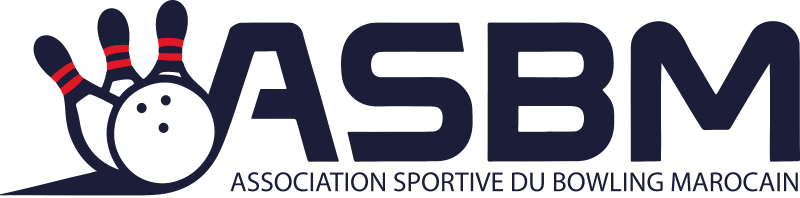 Logo de l'ASBM, Association Sportive du Bowling Marocain