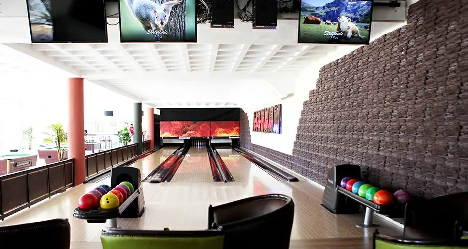 Brunswick lanes at the bowling centre in the Isly Golf complex in Oujda