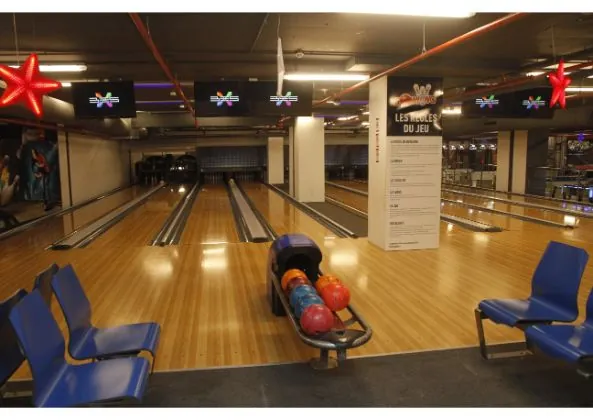 Pistes du bowling du centre commercial Socco Alto à Tanger