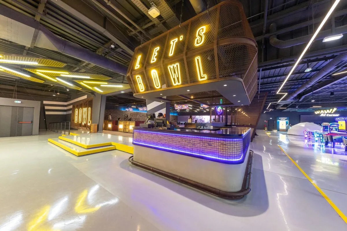 Comptoir « Let's Bowl » du WAW Casablanca à Sela Park